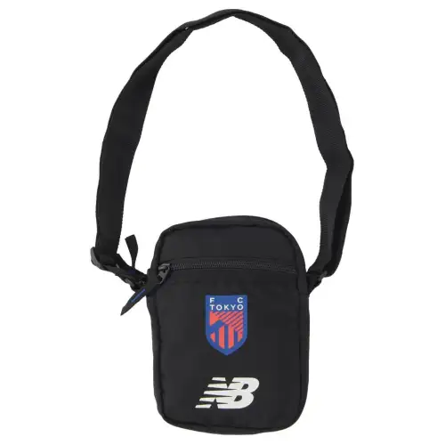 New Balance Polyester Shoulder Bag, Crossbody Bag Small Unisex Black