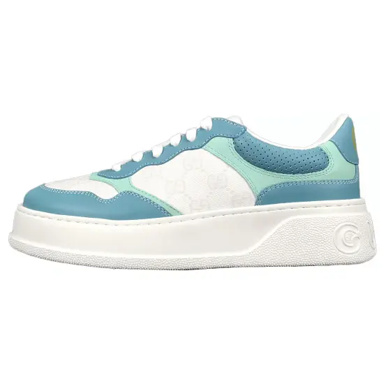 GUCCI GG Supreme Low Top Stylish Skateboarding Shoes Women's Ecru