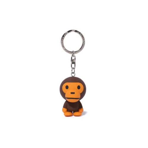 A BATHING APE Keychains Unisex Coffee