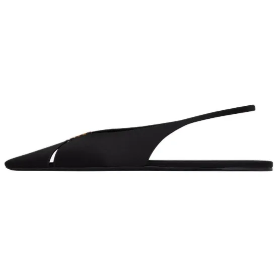 SAINT LAURENT Babylone Slingback Flats Women's