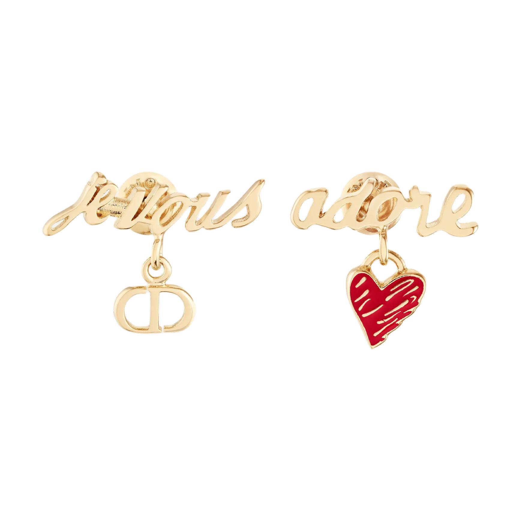 Женские серьги Dior (золотые)