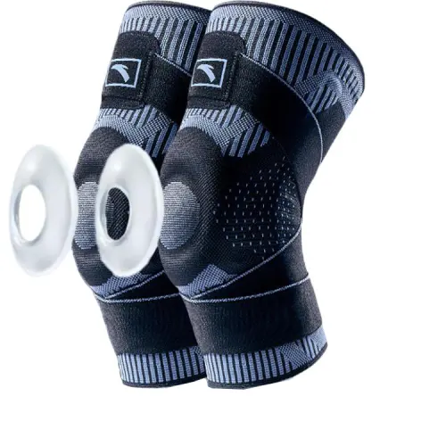 Sports knee pads, comfortable polyurethane elastic climbing basketball belt, for teenagers, polyester, for running