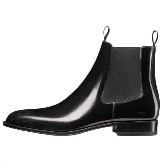 DIOR Timeless Chelsea Boots Men Black