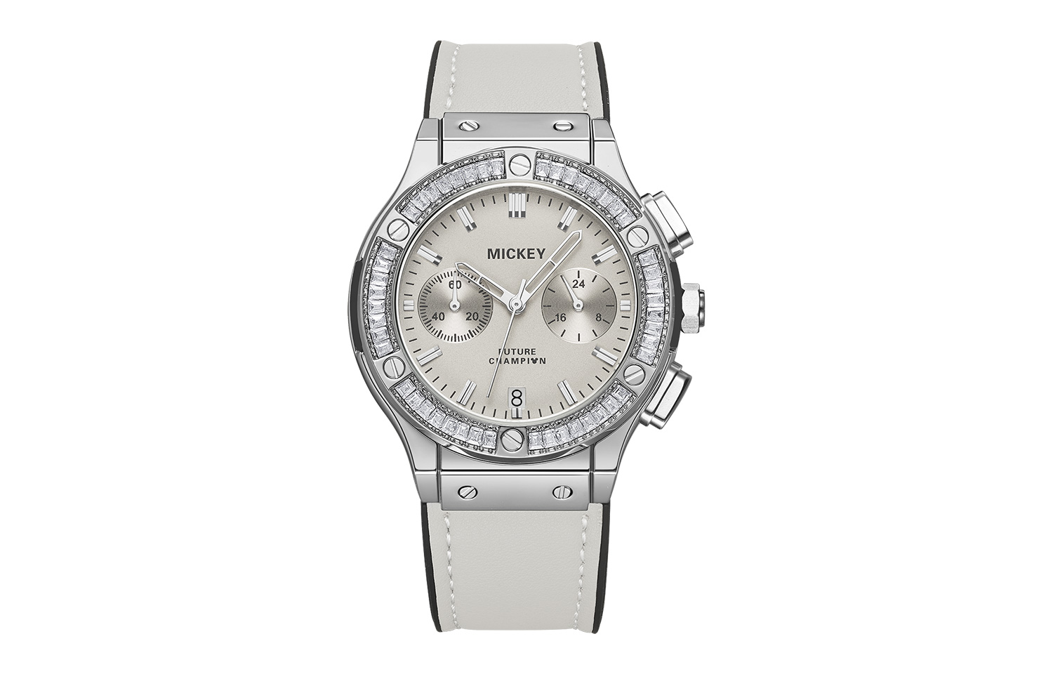 Disney Disney, silicone fashionable trend universal waterproof quartz watch strap, women's watch, dial, gift box, light luxury style, quartz mechanism