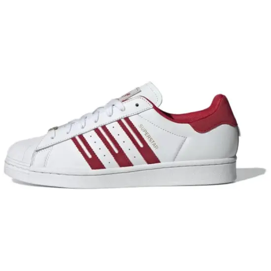 Superstar Adidas Originals 'Embroidered Red Stripes'