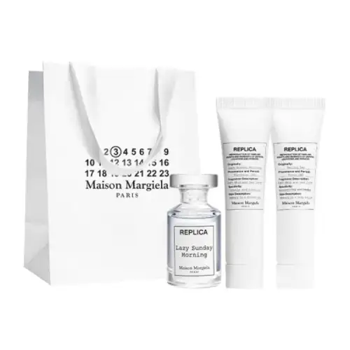 Maison Margiela Semir, perfume for traveling, medical shower gel, set, moisturizing toner, 7 ml, 15 ml, 15 ml