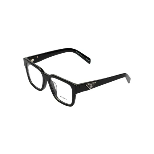 PRADA Square Eyeglass Frames Unisex
