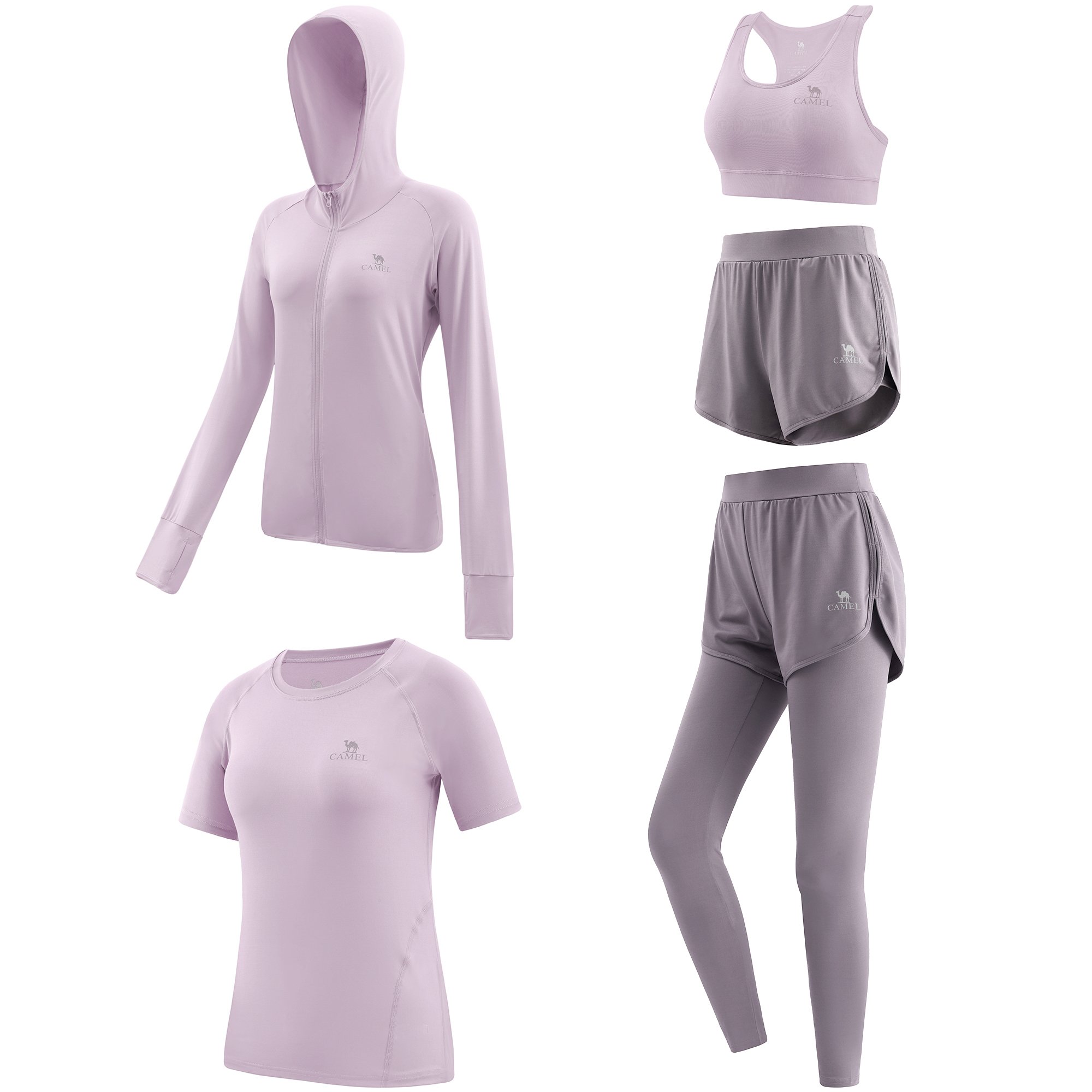 CAMEL Yoga Sets Women’s Moderate