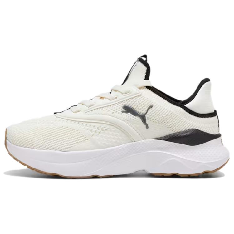 PUMA Softride Slip Resistant Abrasion Resistant Low top Casual Running Shoes Women's White