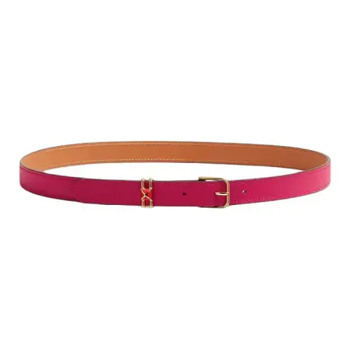 HERMES Brand Logo Leather Belts Women's Multicolor