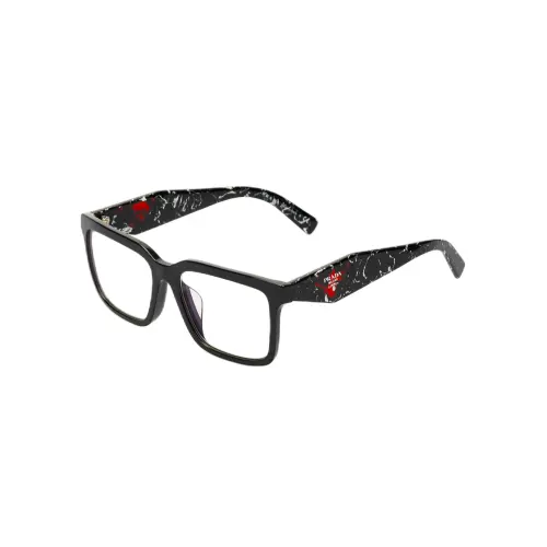 PRADA Plate Frame Acetate Square Sunglasses Unisex