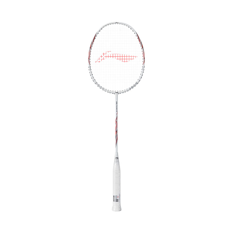 LiNing Sharp Shadow EX LIGHT Full Carbon Badminton Rackets Speed Type Enhanced Swing Speed Advanced Level 5U White Blue