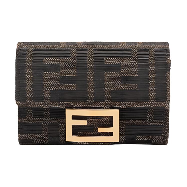 Женский кошелек Fendi (коричневый)