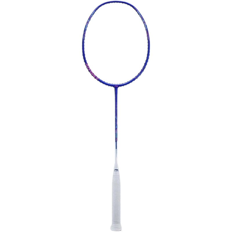 Li Ning Thunder 20 Full Carbon Badminton Rackets Offensive Type Heavy Head, Stiff Shaft Entry level 3U Blue White