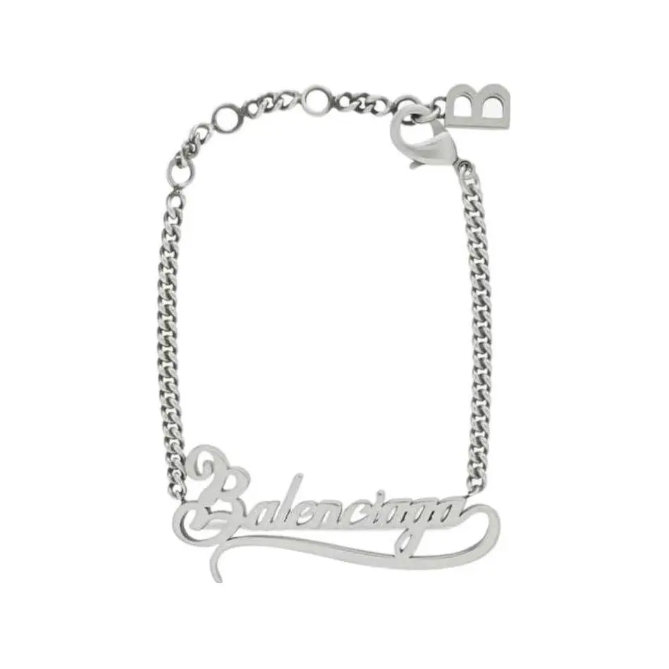 Balenciaga Brass Bracelets Women's Silver