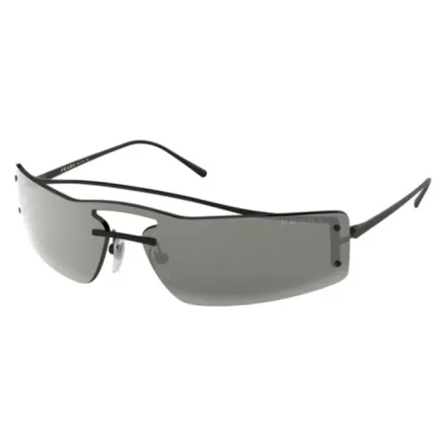 PRADA Metal Aviator Sunglasses Women's Gray