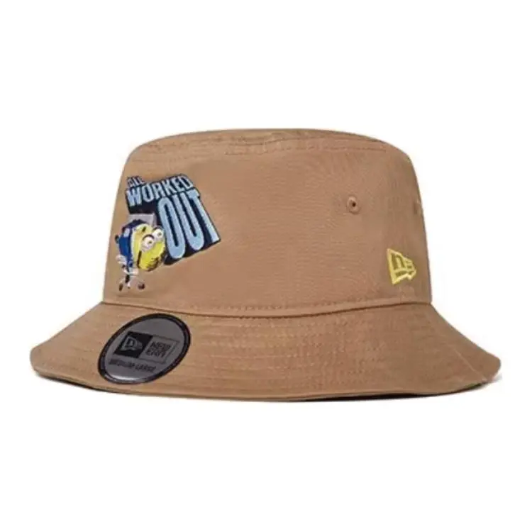 New Era Cotton Bucket Hats Unisex Khaki