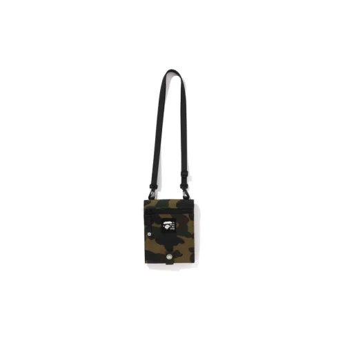 A BATHING APE Polyester Crossbody Bag Regular Unisex Green