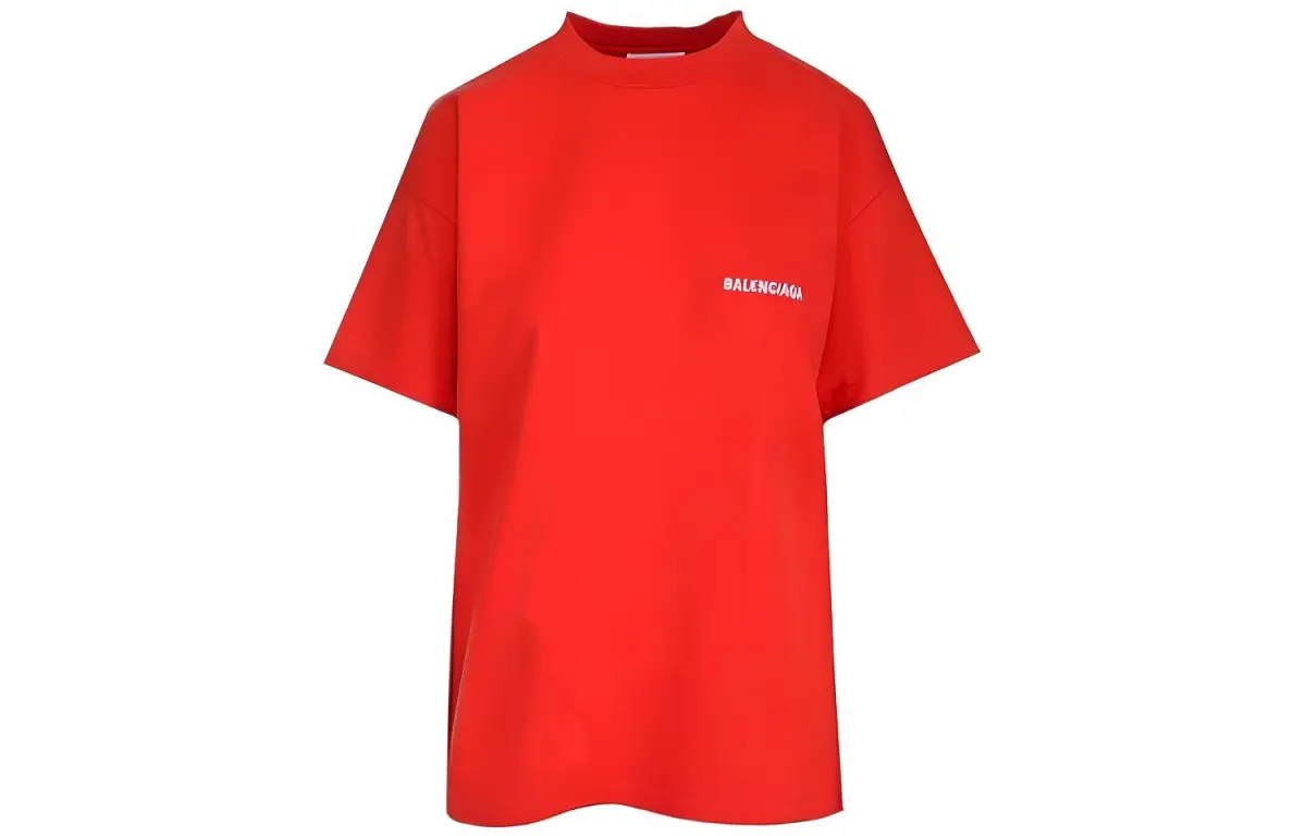 Balenciaga FW22 T Shirt Regular Fit Men's Red