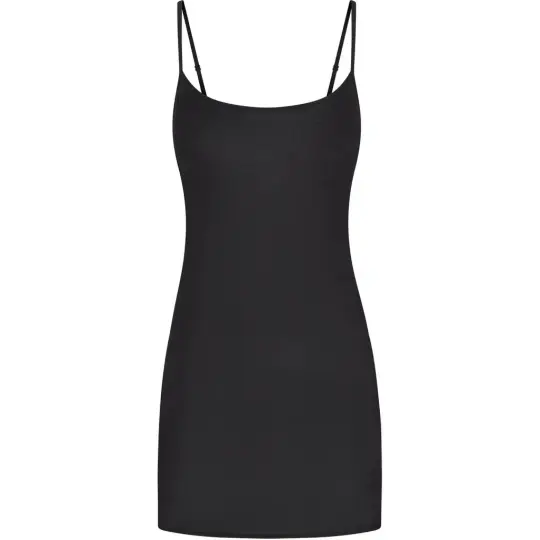 Skims KIM'S SLEEP LOW BACK MINI DRESS Nightgown Women's ONYX/Onyx
