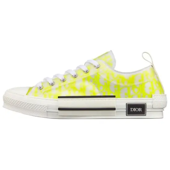 DIOR B23 Low White Yellow Oblique