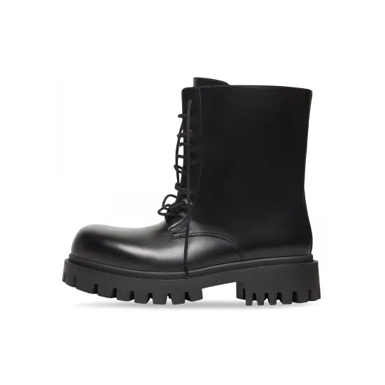 Balenciaga Sergent 20mm Boots 'Black Leather'