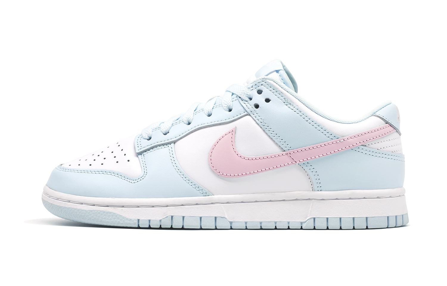 【Индивидуальные кроссовки】 Nike Dunk Sea Salt Peach Qing новый Простой и универсальный на улице нескользящие водонепроницаемый воздухопроницаемый Низкая банда панель Обувь GS синий белый розовый