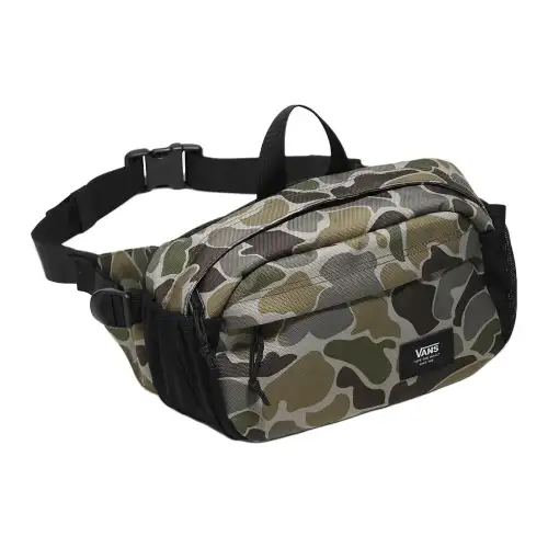 Vans Polyester Nylon Fanny Pack Unisex Army Green