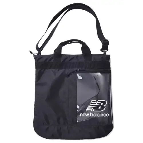 New Balance Polyester One Shoulder Handbag Unisex Black