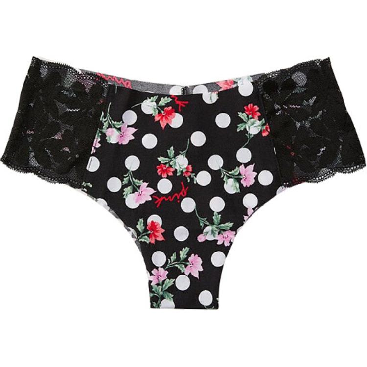 Женские трусы Victoria's Secret (в цветочек и горошек)
