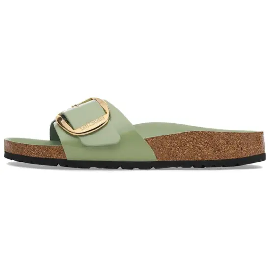 Birkenstock Madrid Big-buckle Patent-leather Sandals Women's