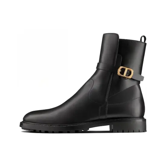 DIOR Empreinte Ankle Boots Women's Black