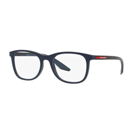 PRADA Nylon Rectangular Eyeglass Frames Men's Black