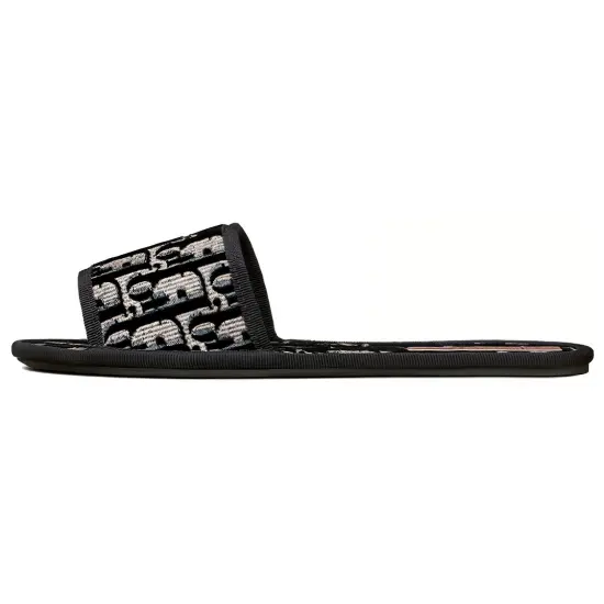 DIOR Chez Moi Slide Slippers Women's Black