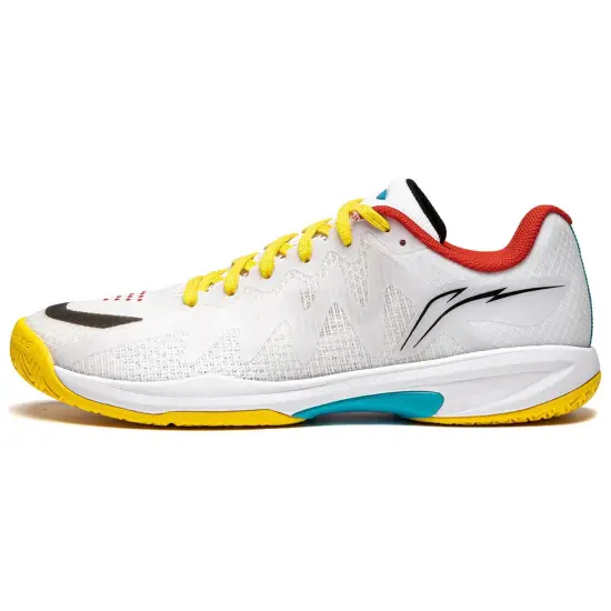LINING Table Tennis Series Training Shoes Unisex Low-Top White Yellow