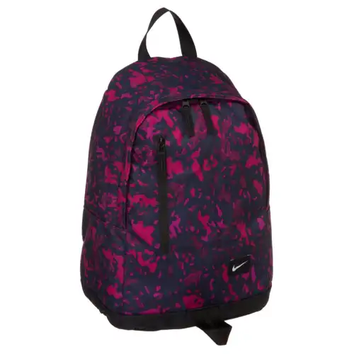 Nike Polyester Backpack Regular Unisex Purple