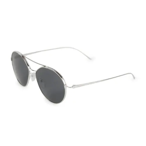 PRADA Metal Aviator Sunglasses Unisex Silver