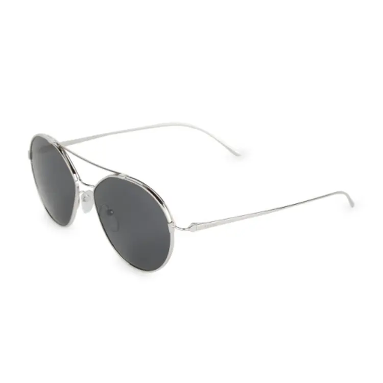 PRADA Metal Aviator Sunglasses Unisex Silver