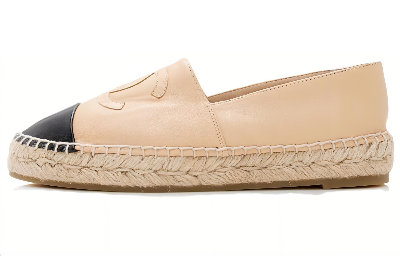 CHANEL Обувь Chanel Fisherman's Loolweight и изноша женский для отдыха туфли женский цвет "слоновой кости"