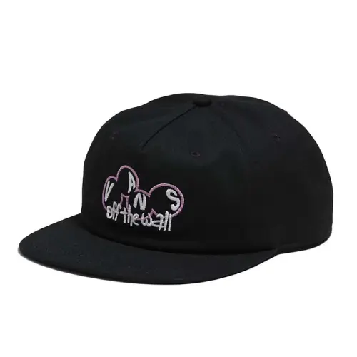 Vans Cotton Baseball Caps Unisex Black