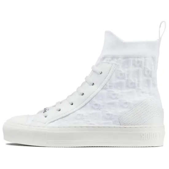 DIOR Walk'N'DIOR Mid Oblique White Women's