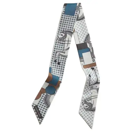 HERMES Silk Scarves Women's Multicolor
