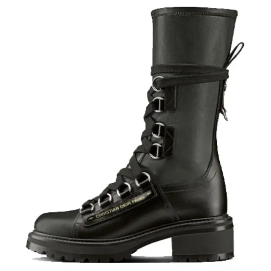 DIOR D-Fight Ankle Boots Women's Black