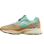 Saucony Versatile Slip Resistant Low top Casual Shoes Unisex Brown Green