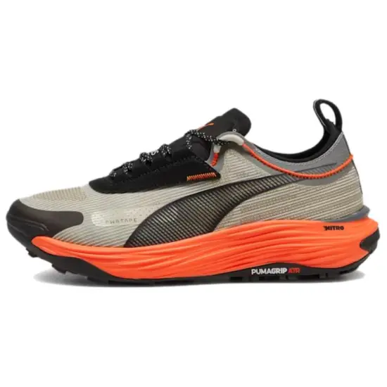 PUMA Voyage NITRO 3 Anti Slip Wear Resistant Low Top Running Shoes Men's Gray