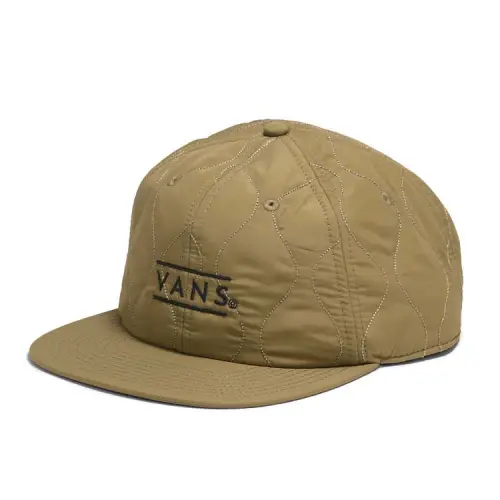 Vans Cotton Baseball Caps Unisex Olive