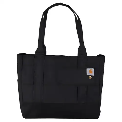 Carhartt Polyester Tote Bag, Shopping Bag, Shoulder Bag, Handbag Regular Unisex Black