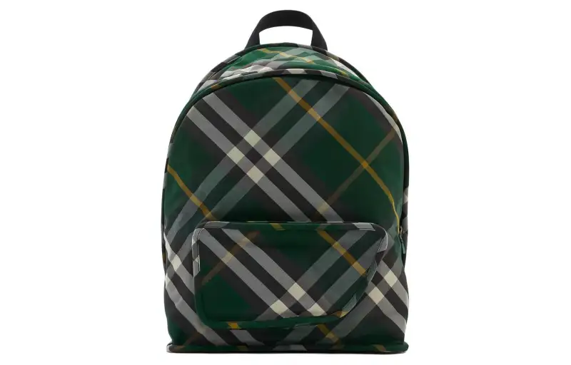 Burberry Shield Polyamide Backpack Small Men's Ivy Green