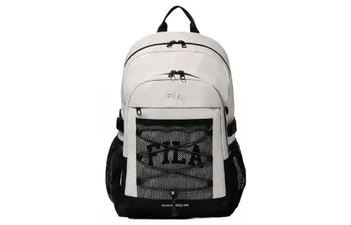 FILA Polyester Backpack Regular Unisex Cream
