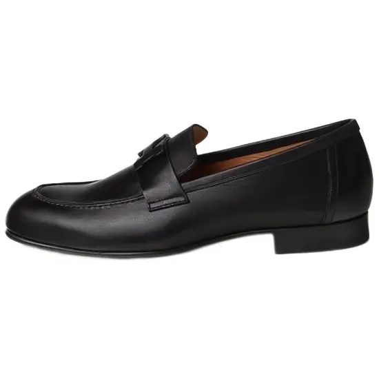 HERMES PARIS Loafers Men Black